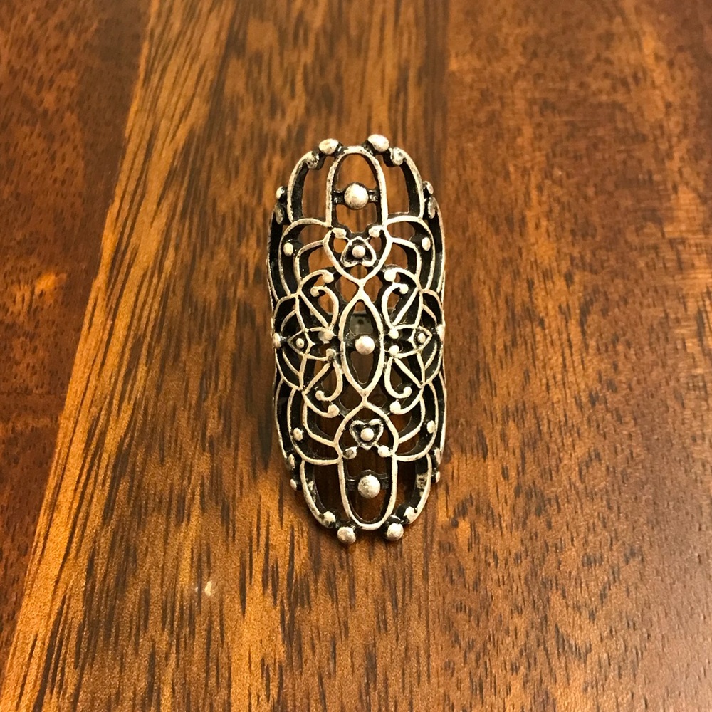 Silver Shield Ring